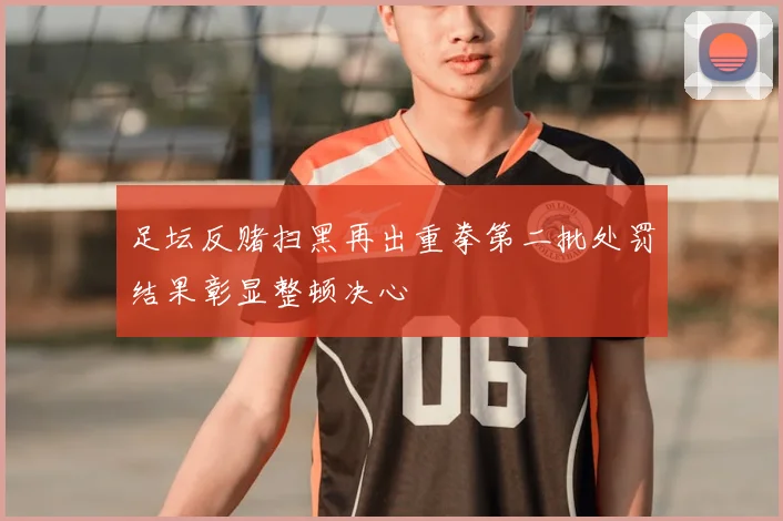 足坛反赌扫黑再出重拳第二批处罚结果彰显整顿决心